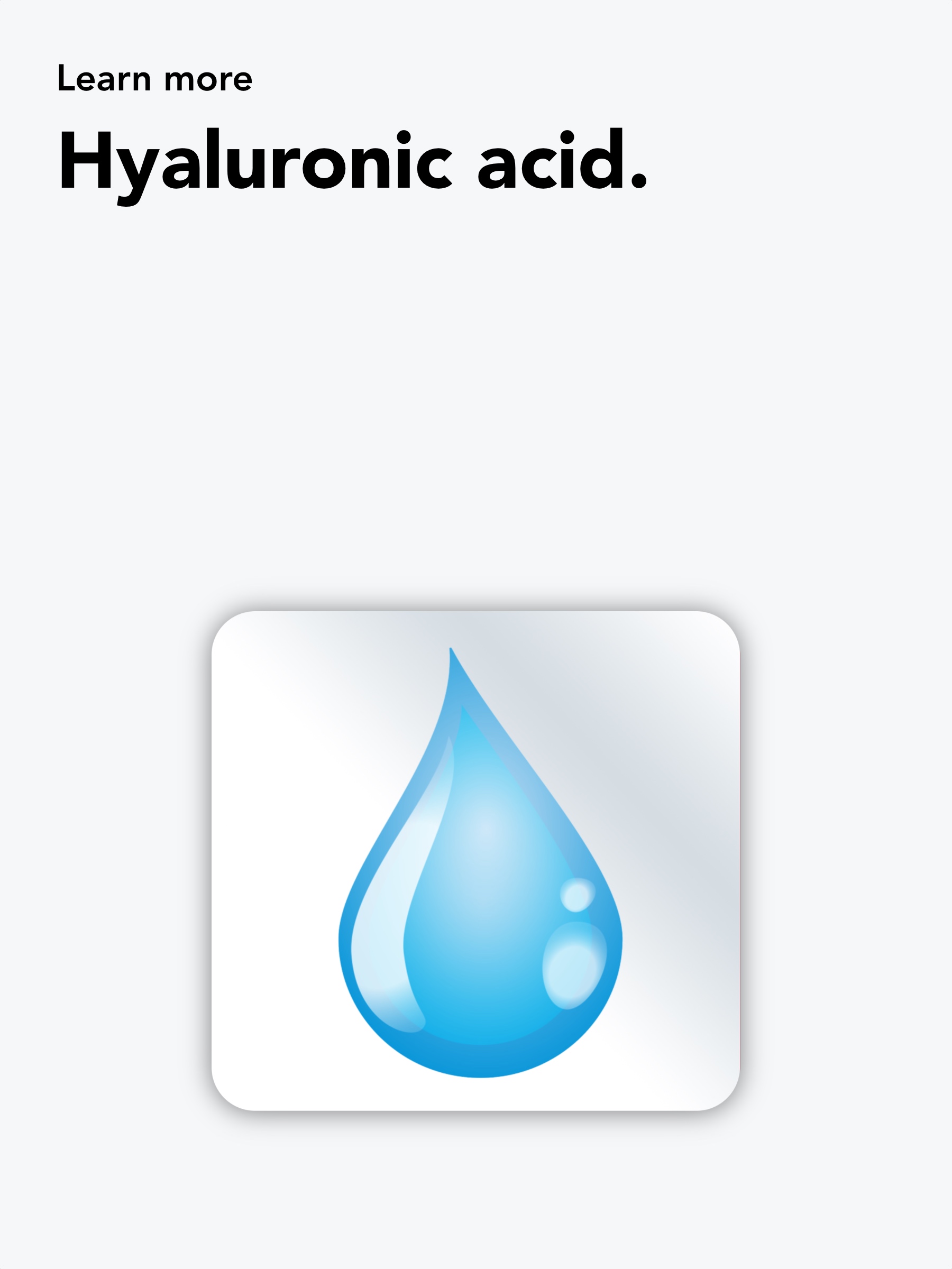 Main Ingredients Store Page Hyaluronic Acid